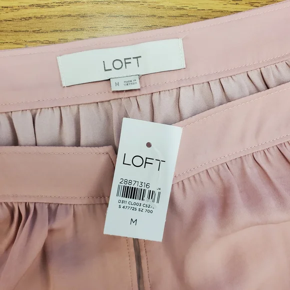 LOFT Blush Pink Long Sleeve Blouse - Picture 5 of 8